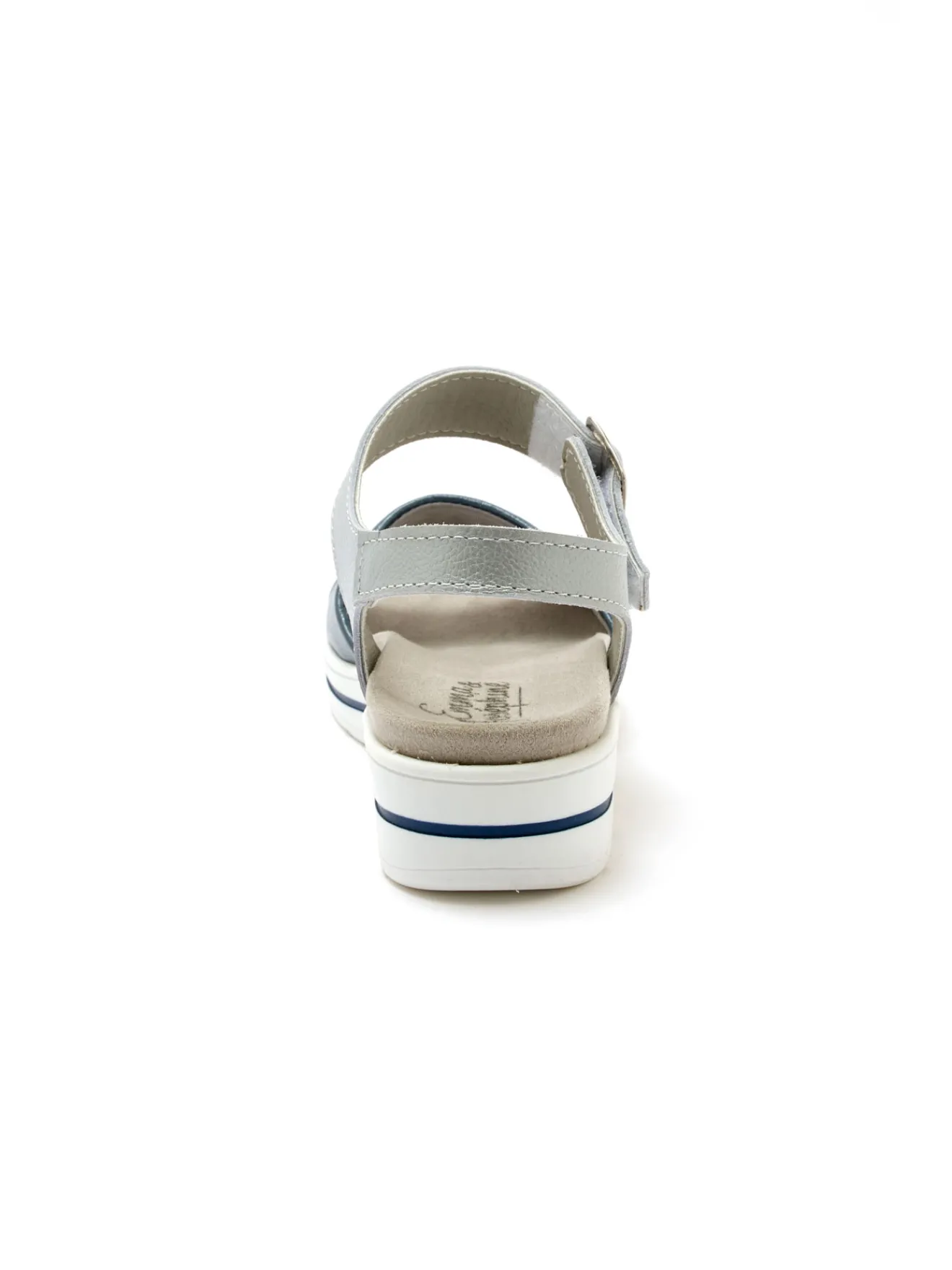 Clearance Sandales à patte scratch sous boucle Femme Sandales