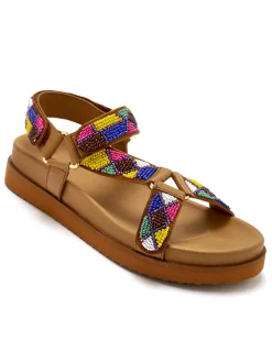 Discount Sandales 3 pattes scratchs Femme Sandales