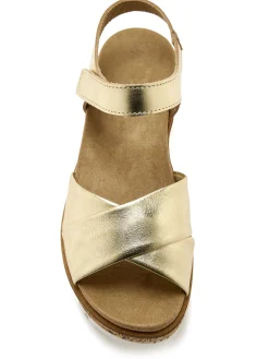 Discount Sandales à scratch aérosemelle amovible Femme Sandales