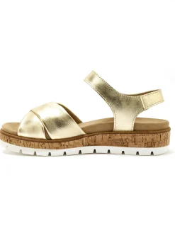 Discount Sandales à scratch aérosemelle amovible Femme Sandales