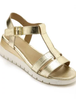 Sale Sandales à scratch sous boucle Femme Sandales