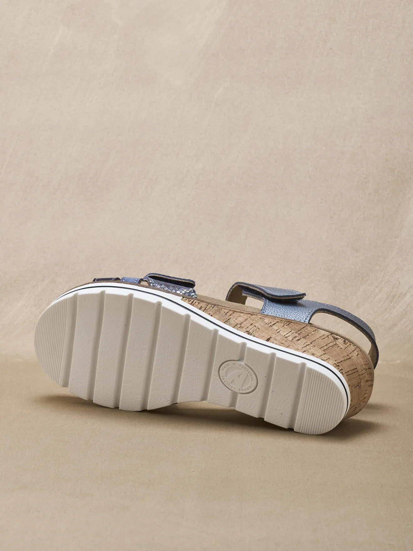 Best Sandales compensées double scratch Femme Sandales