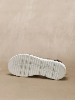 Clearance Sandales compensées semelle amovible Femme Sandales