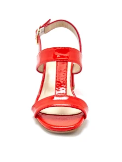 Clearance Sandales cuir à talon Femme Sandales