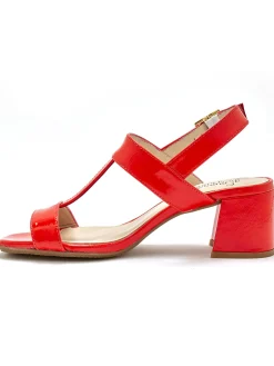 Clearance Sandales cuir à talon Femme Sandales