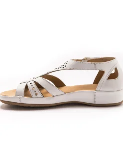 Clearance Sandales cuir ajouré Femme Sandales