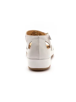 Clearance Sandales cuir ajouré Femme Sandales