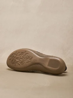 Best Sandales cuir élastiquées Femme Sandales