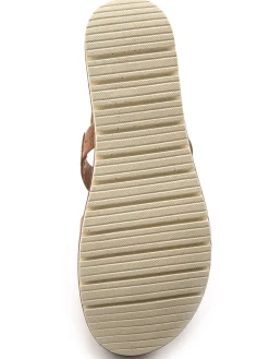 Hot Sandales cuir motifs ajourés Femme Sandales