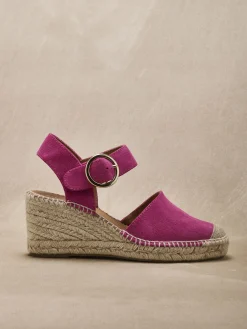 Outlet Sandales cuir velours Femme Sandales