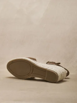 Online Sandales cuir velours Femme Sandales