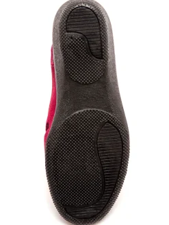 New Sandales cuir velours grande largeur Femme Sandales