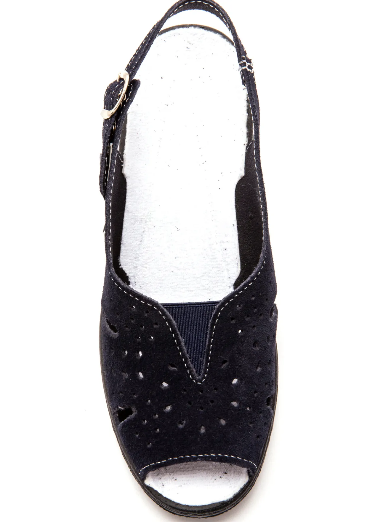 Best Sandales cuir velours grande largeur Femme Sandales