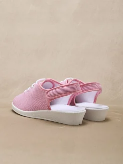 Sale Sandales en toile ouverture totale Femme Chaussures En Toile