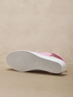 Sale Sandales en toile ouverture totale Femme Chaussures En Toile