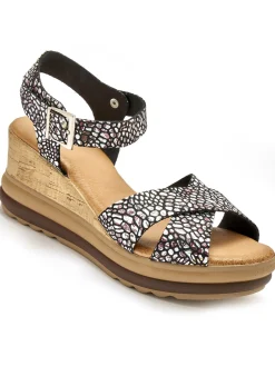 Best Sandales hautes compensées Femme Sandales