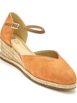 Sale Sandales hautes style espadrilles Femme Sandales