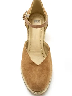 Sale Sandales hautes style espadrilles Femme Sandales