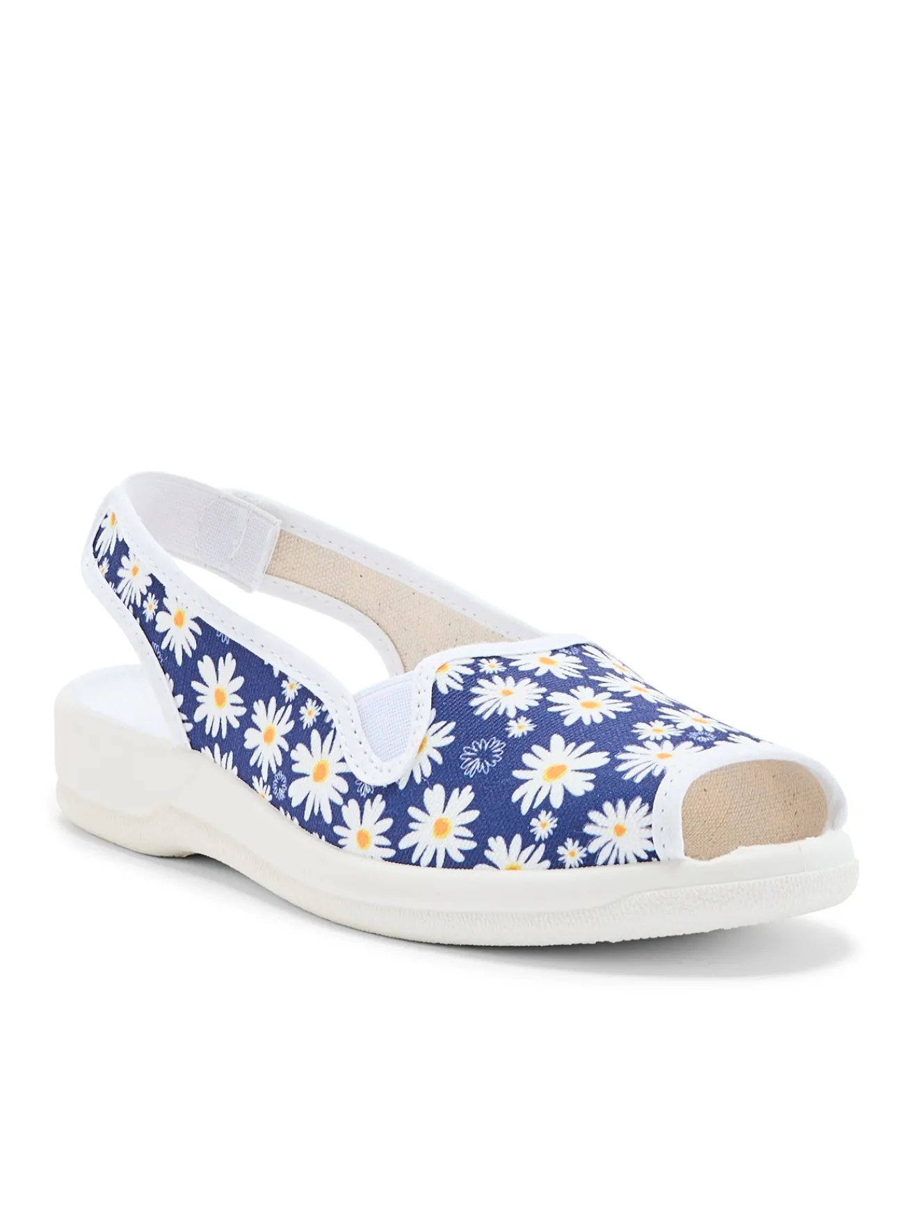 Online Sandales élastiquées intérieur éponge Femme Chaussures En Toile