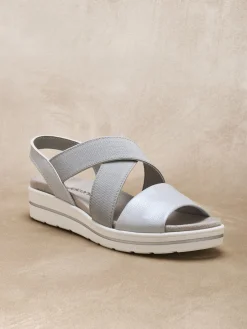 Best Sandales élastiquées semelle amovible Femme Sandales