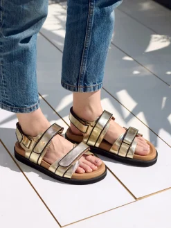 Hot Sandales ouverture totale par scratchs Femme Sandales