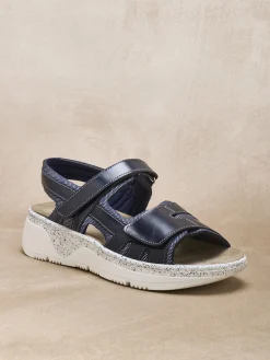 Sandales ouverture totale par scratchs Femme Sandales