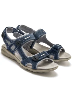 Sandales ouverture totale par scratchs Femme Sandales