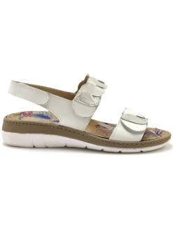 Sale Sandales ouverture totale par scratchs Femme Sandales