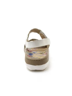Sale Sandales ouverture totale par scratchs Femme Sandales