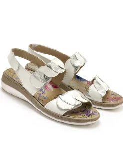 Sale Sandales ouverture totale par scratchs Femme Sandales