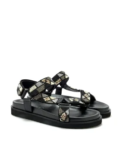 New Sandales perles fantaisie aérosemelle Femme Sandales