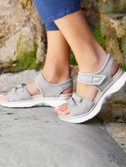 New Sandales spécial marche à scratchs Femme Sandales