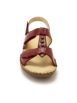 New Sandales ultra souples en cuir Femme Sandales