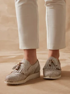 Hot Sans-gêne à pompons élastiqués côtés Femme Mocassins, Sans-Gênes