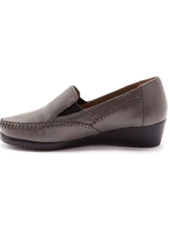 Discount Sans-gêne cuir élastiqués ultra-souples Femme Mocassins, Sans-Gênes