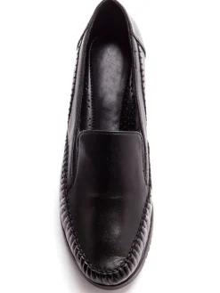 Clearance Sans-gêne cuir élastiqués ultra-souples Femme Mocassins, Sans-Gênes