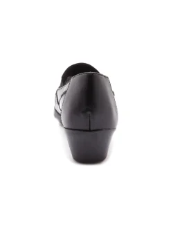 Clearance Sans-gêne cuir élastiqués ultra-souples Femme Mocassins, Sans-Gênes