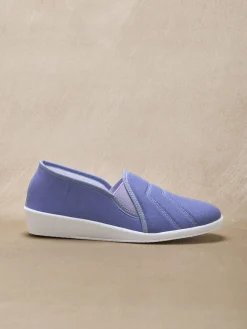 Online Sans-gêne en toile intérieur éponge Femme Chaussures En Toile