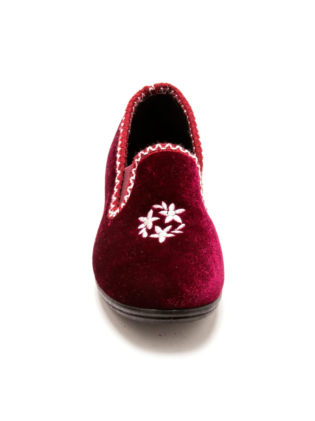 Clearance Sans-gêne en velours lot de 2 paires Femme Pantoufles, Chaussons