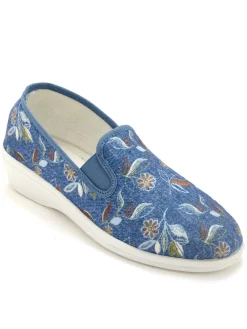 Best Sans-gêne imprimés intérieur éponge Femme Chaussures En Toile