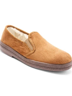 Sale Sans-gêne mixtes cuir grande largeur Homme Chaussons|Chaussures Homme