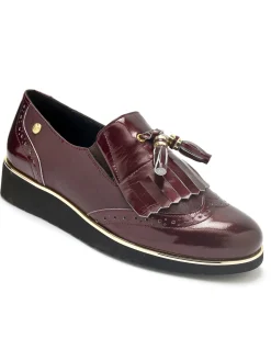 Outlet Sans-gêne patte frangée à aérosemelle® Femme Mocassins, Sans-Gênes