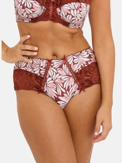 Shorty Amelie Print Culotte, Slip, Shorty