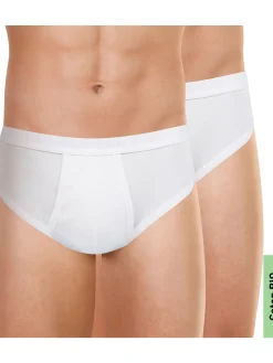 Clearance Slips ouverts taille haute, lot de 2 Homme Slip