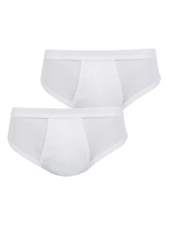 Clearance Slips ouverts taille haute, lot de 2 Homme Slip