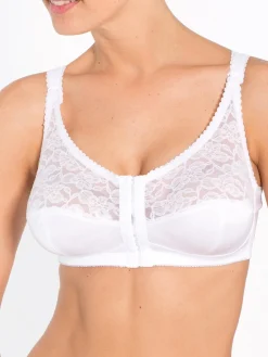 New Soutien-gorge brassière agrafé devant Agrafé Devant|Sans Armatures