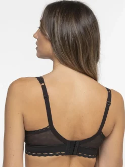 Hot Soutien-gorge Coeur Croisé féminin Sans Armatures