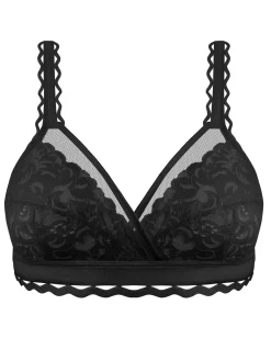 Hot Soutien-gorge Coeur Croisé féminin Sans Armatures