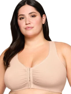 Soutien-gorge Confort Parfait dos nageur Agrafé Devant|Sans Armatures