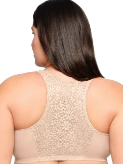 Soutien-gorge Confort Parfait dos nageur Agrafé Devant|Sans Armatures